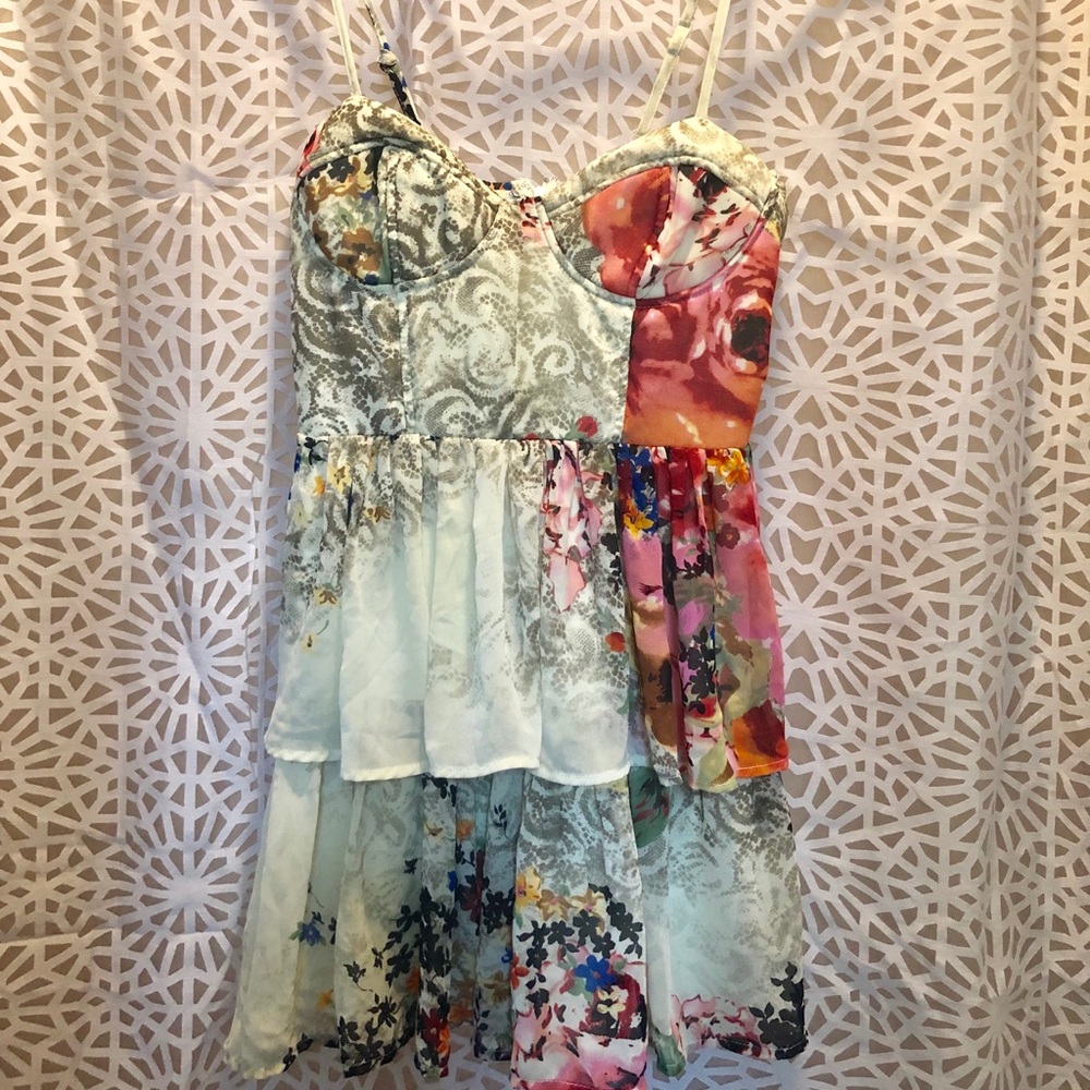 Delicate lace floral dress